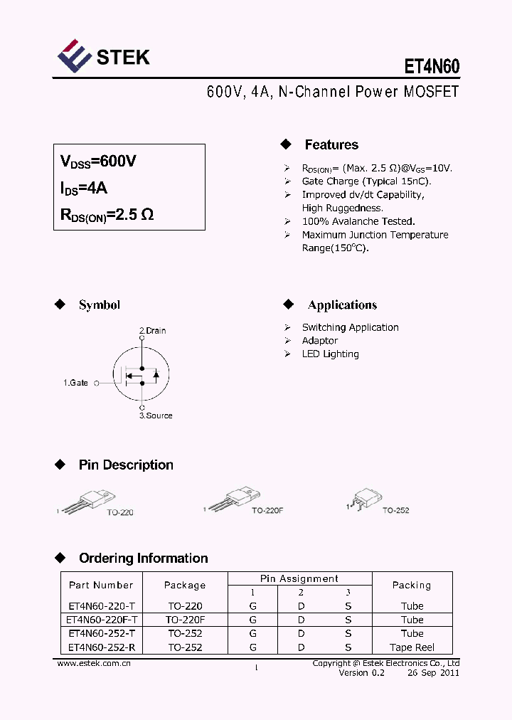 ET4N60-252-R_5480279.PDF Datasheet