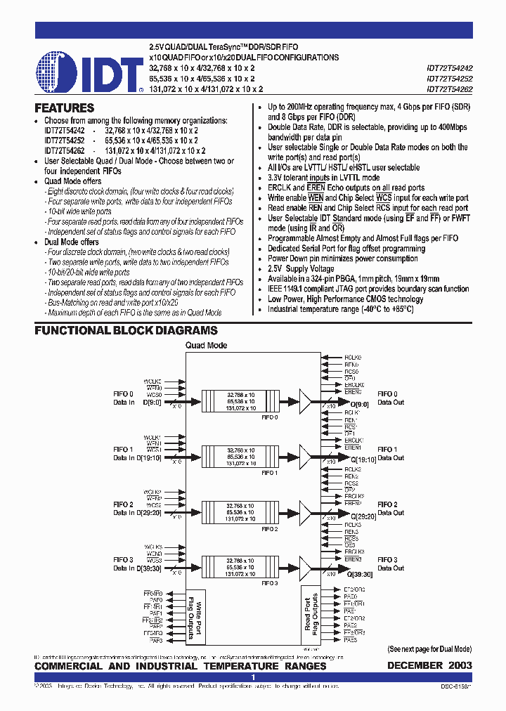 IDT72T54242_5485892.PDF Datasheet