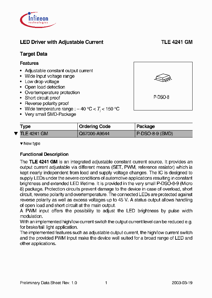 TLE4241GM_5490078.PDF Datasheet