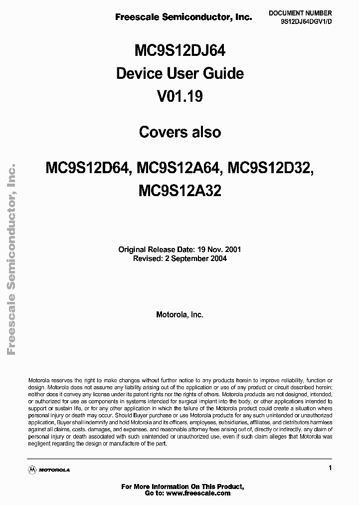 MC9S12A64_5490132.PDF Datasheet