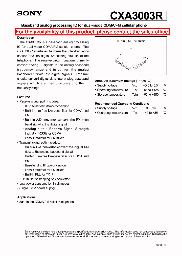 CXA3003R_5491577.PDF Datasheet