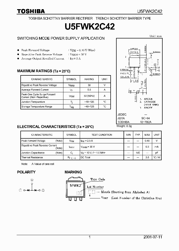 U5FWK2C42_5498429.PDF Datasheet