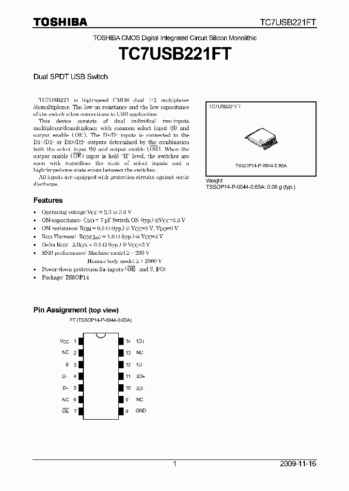 TC7USB221FT_5512686.PDF Datasheet