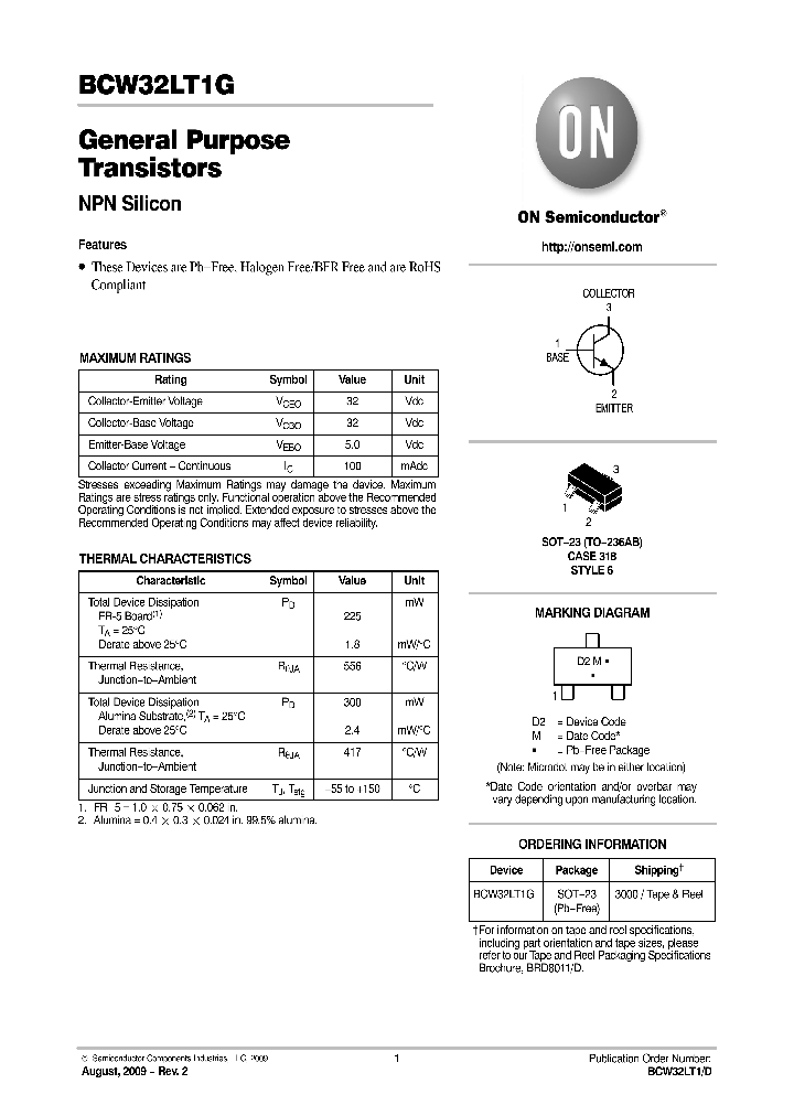 BCW32LT1D_5514989.PDF Datasheet