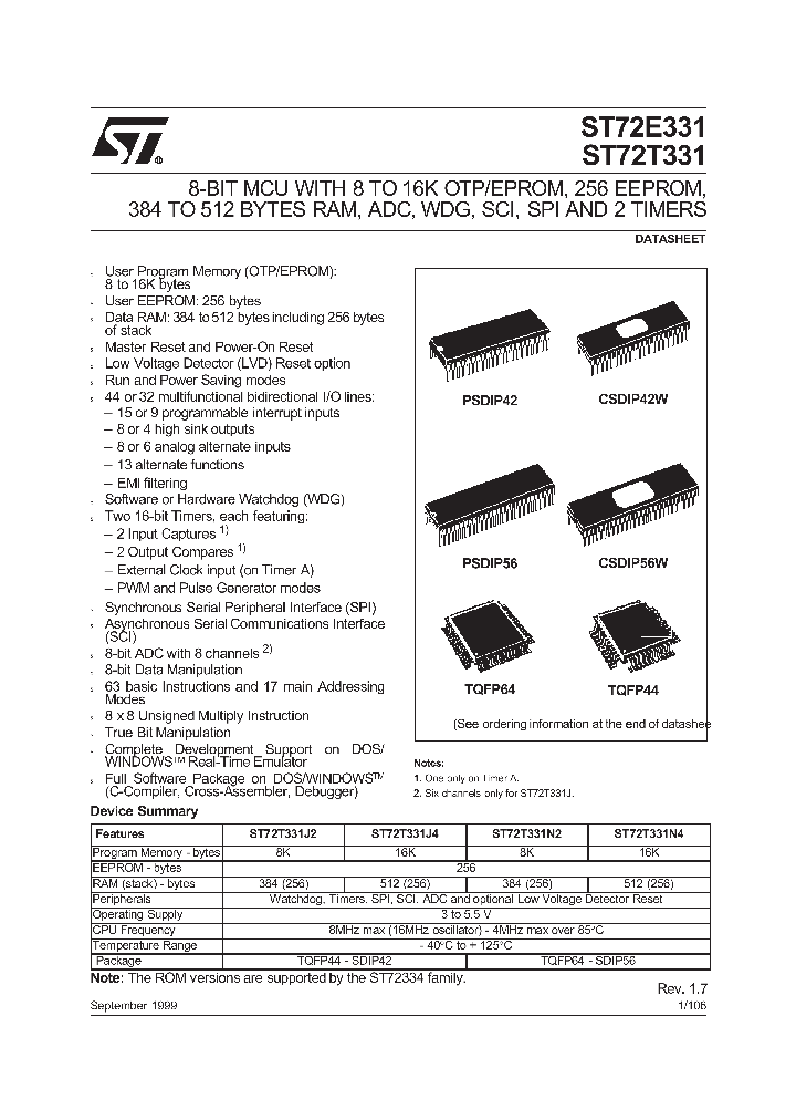 ST72E331_5519251.PDF Datasheet