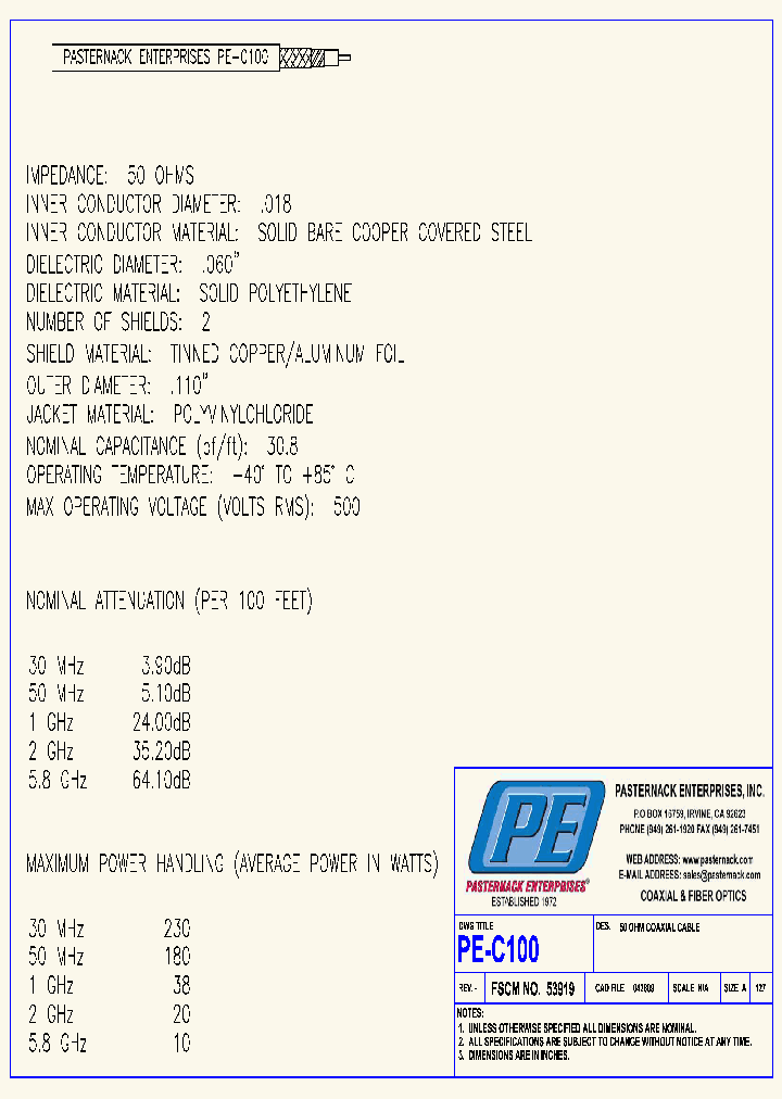 PE-C100_5535035.PDF Datasheet