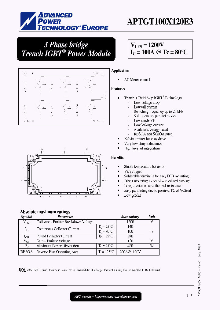 APTGT100X120E3_5556814.PDF Datasheet