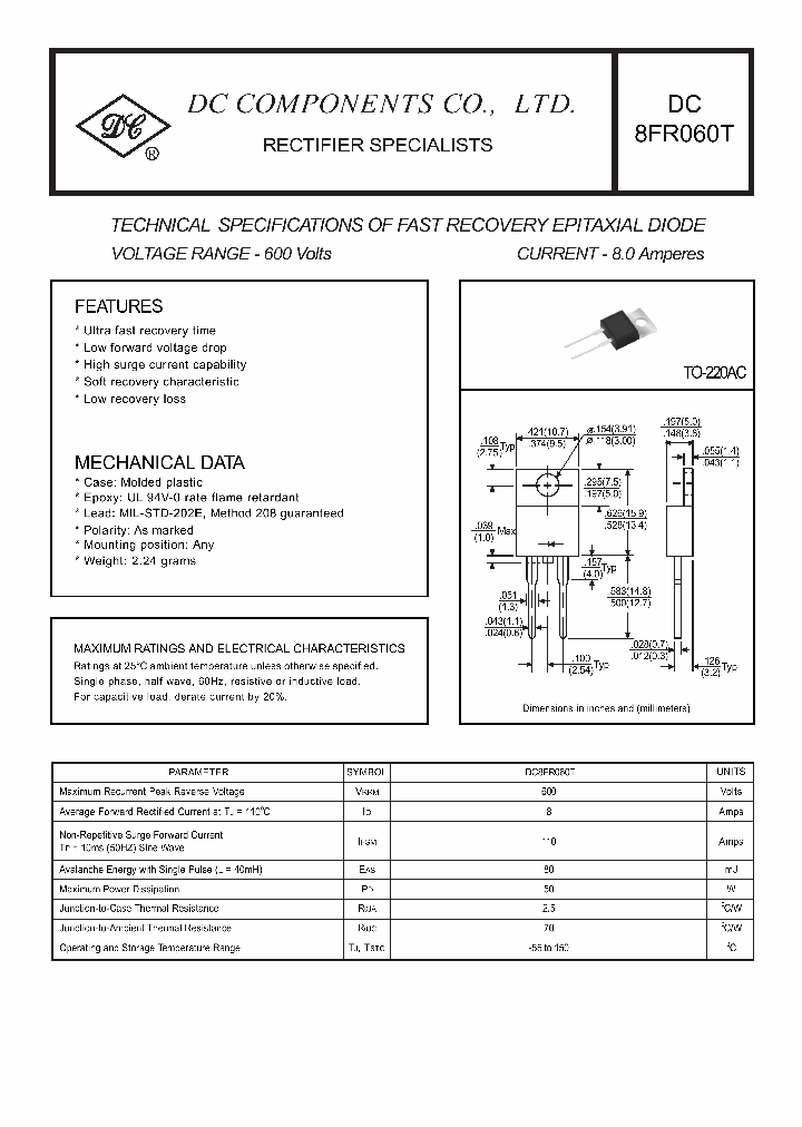 8FR060T_5567579.PDF Datasheet