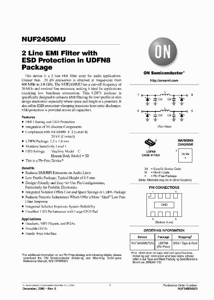 NUF2450MU_5568773.PDF Datasheet