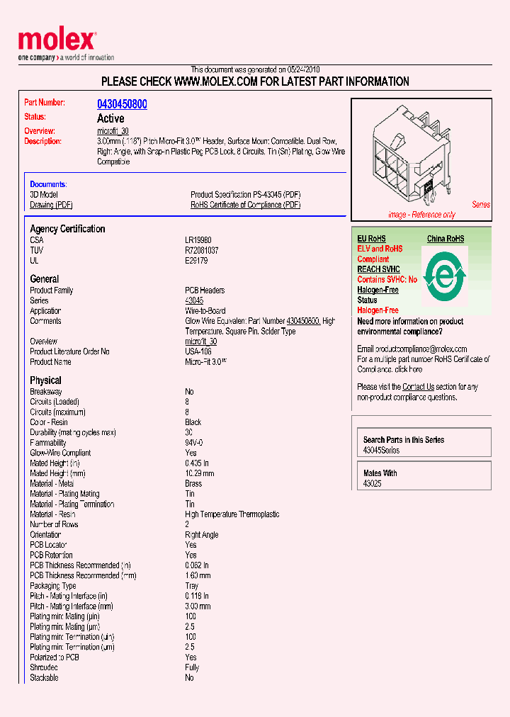 43045-0800_5582254.PDF Datasheet