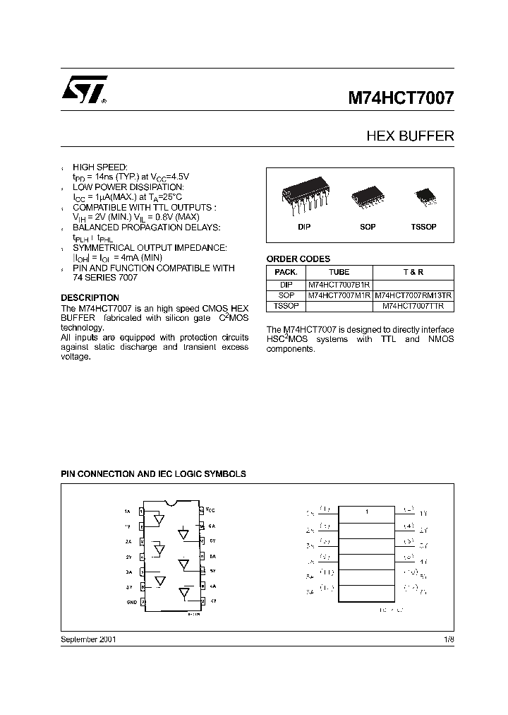 M74HCT7007TTR_5614168.PDF Datasheet