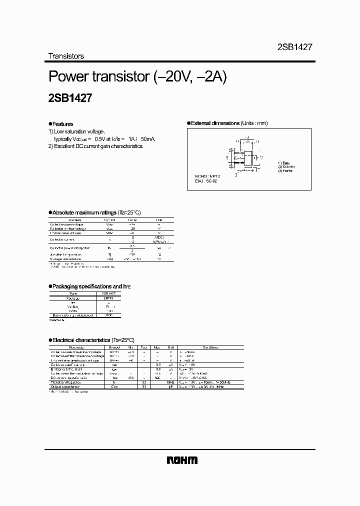 2SB1427_5609349.PDF Datasheet