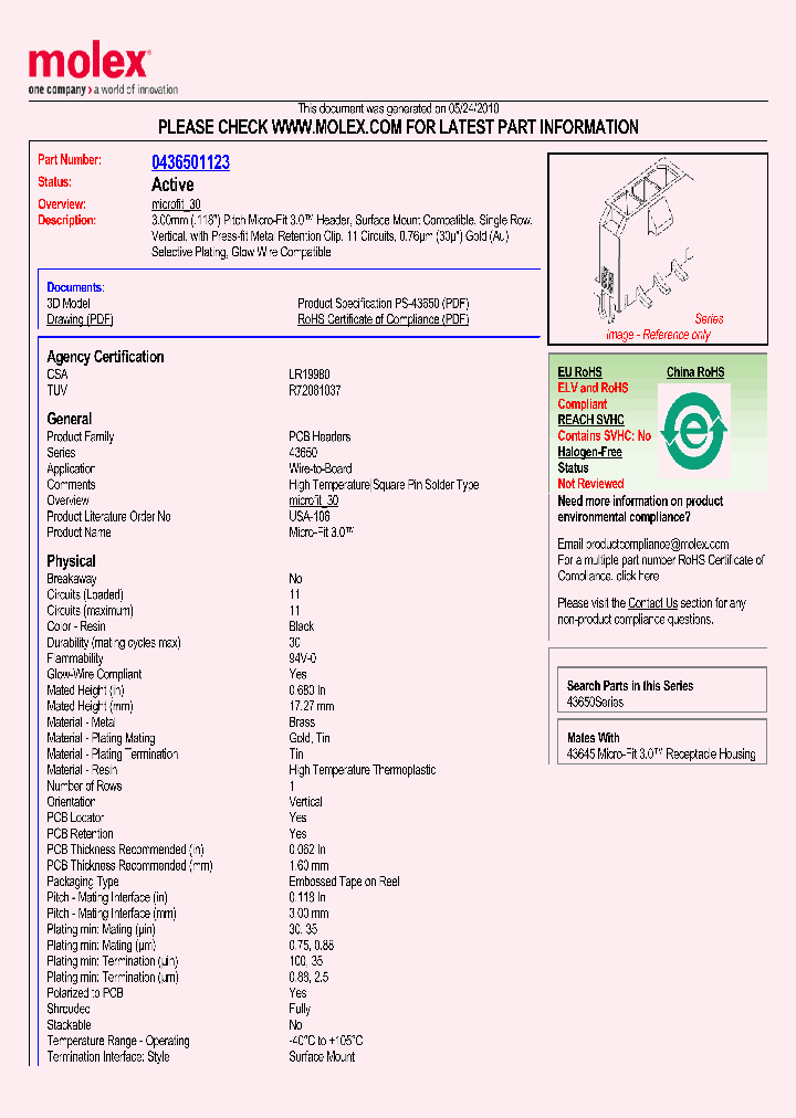 43650-1123_5620074.PDF Datasheet