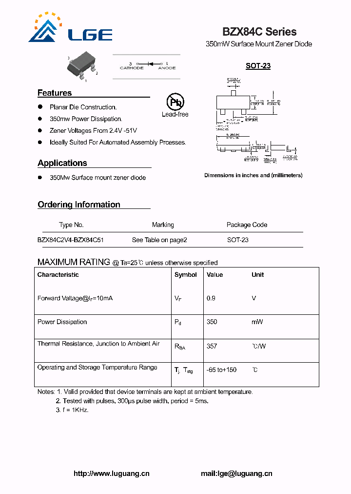 BZX84C51_5621971.PDF Datasheet