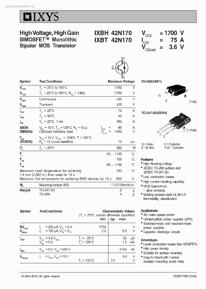 IXBT42N170_5625472.PDF Datasheet