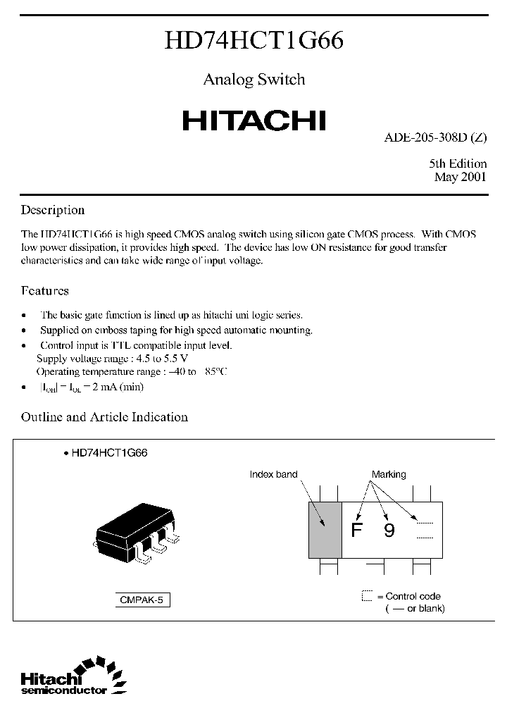 HD74HCT1G66_5642105.PDF Datasheet