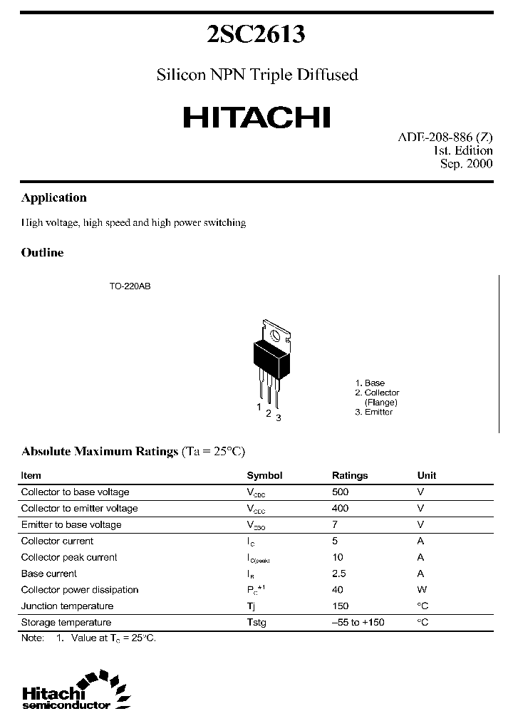 2SC2613_5628975.PDF Datasheet