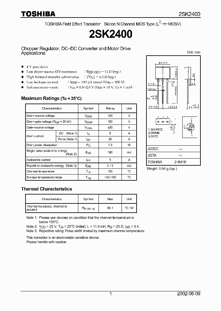 2SK2400_5627382.PDF Datasheet