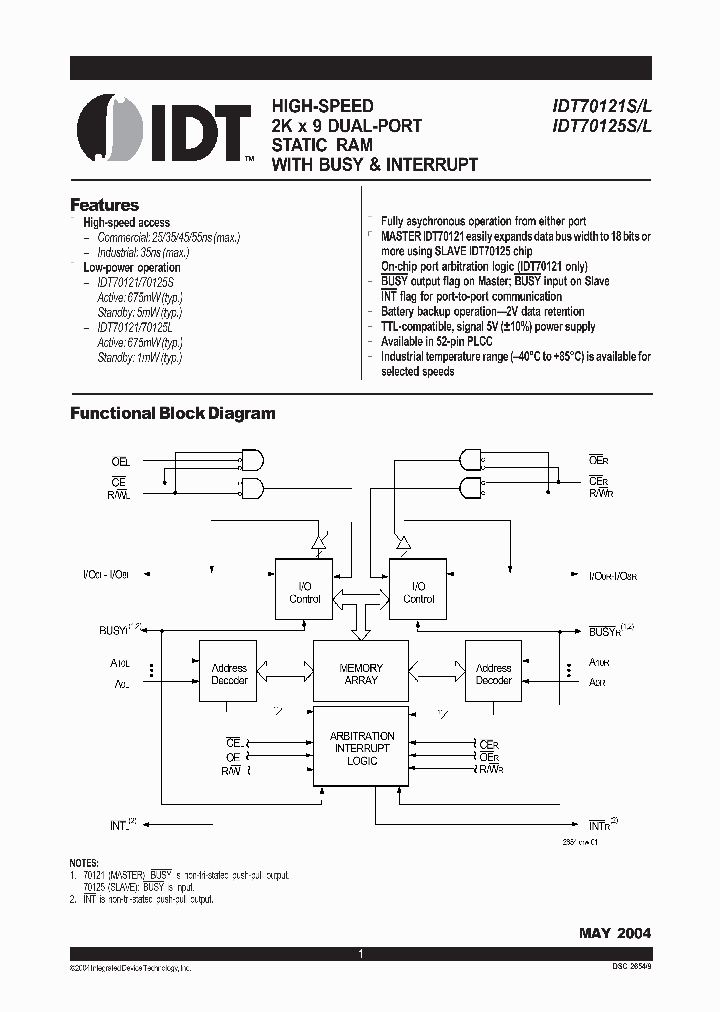 IDT70121L25J8_5646145.PDF Datasheet