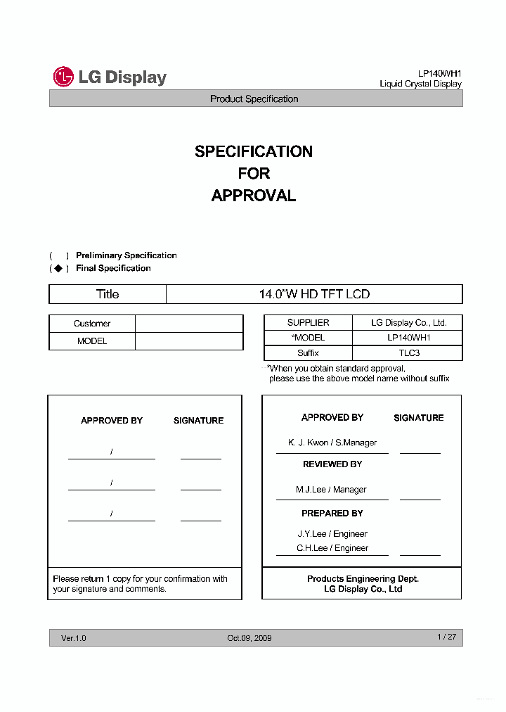 LP140WH1-TLC3_5652159.PDF Datasheet