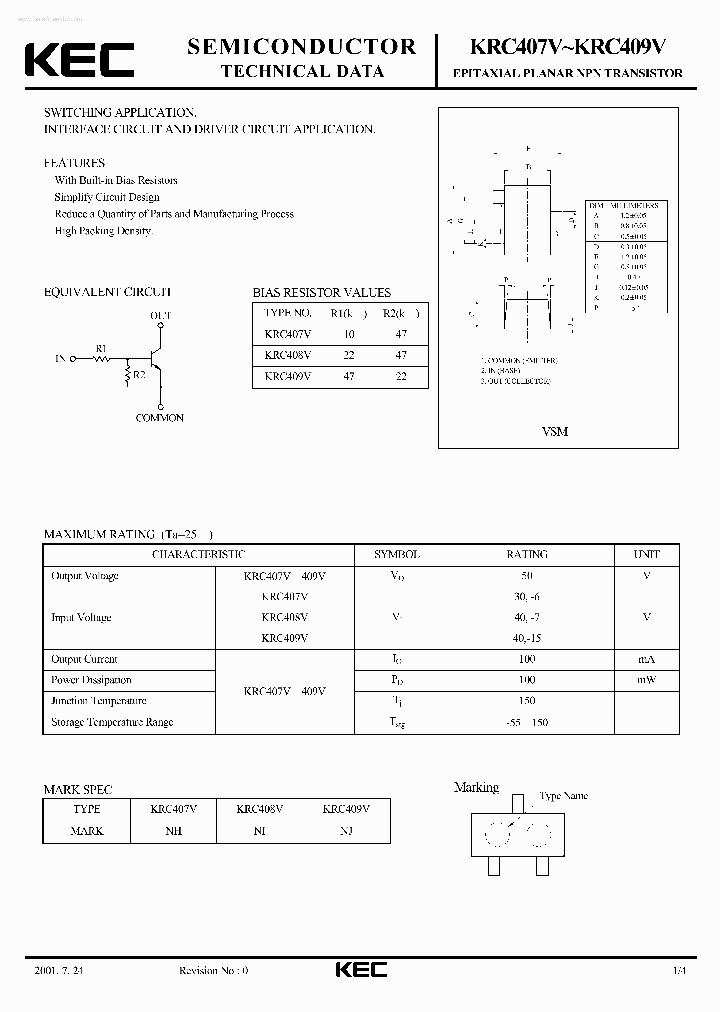 KRC407V_5654146.PDF Datasheet