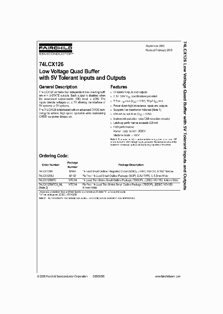 74LCX126MTCX_5666210.PDF Datasheet