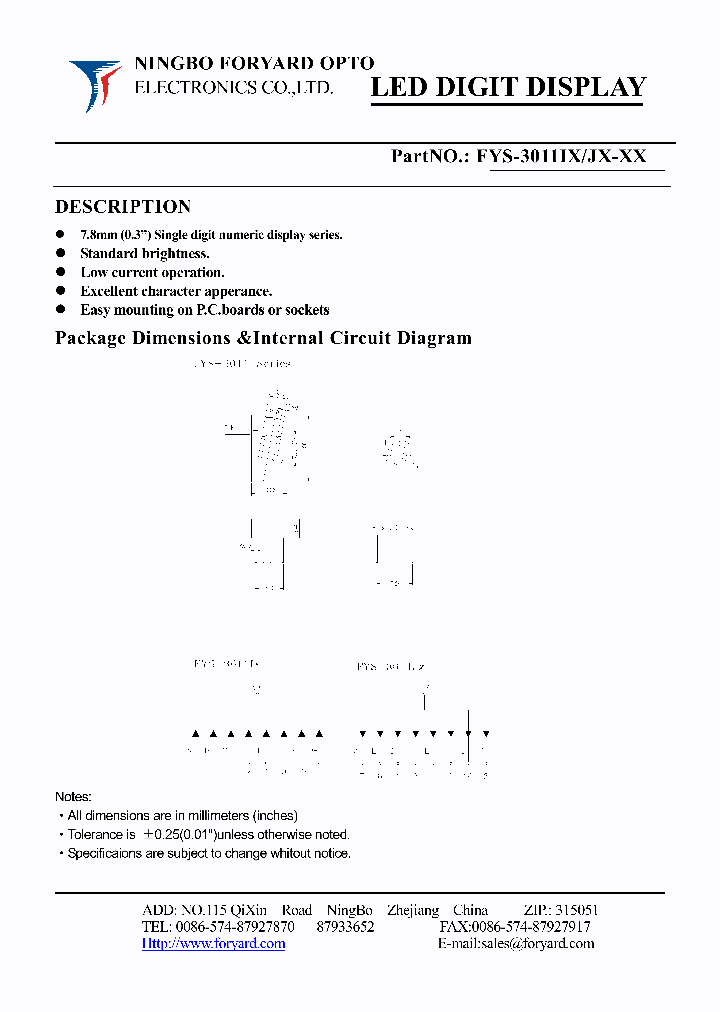 FYS-3011IX1_5671571.PDF Datasheet