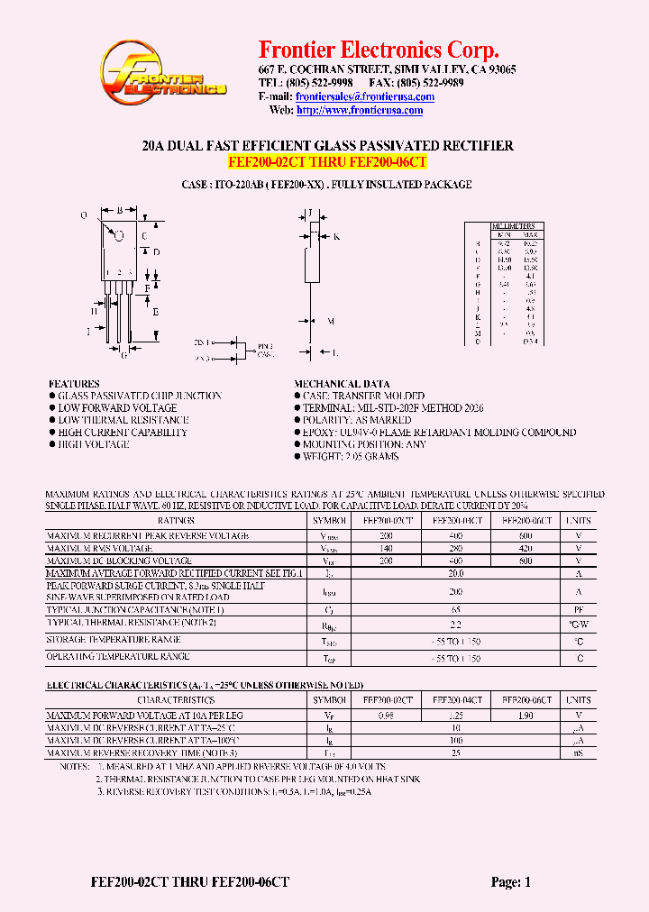 FEF200-06CT_5673414.PDF Datasheet