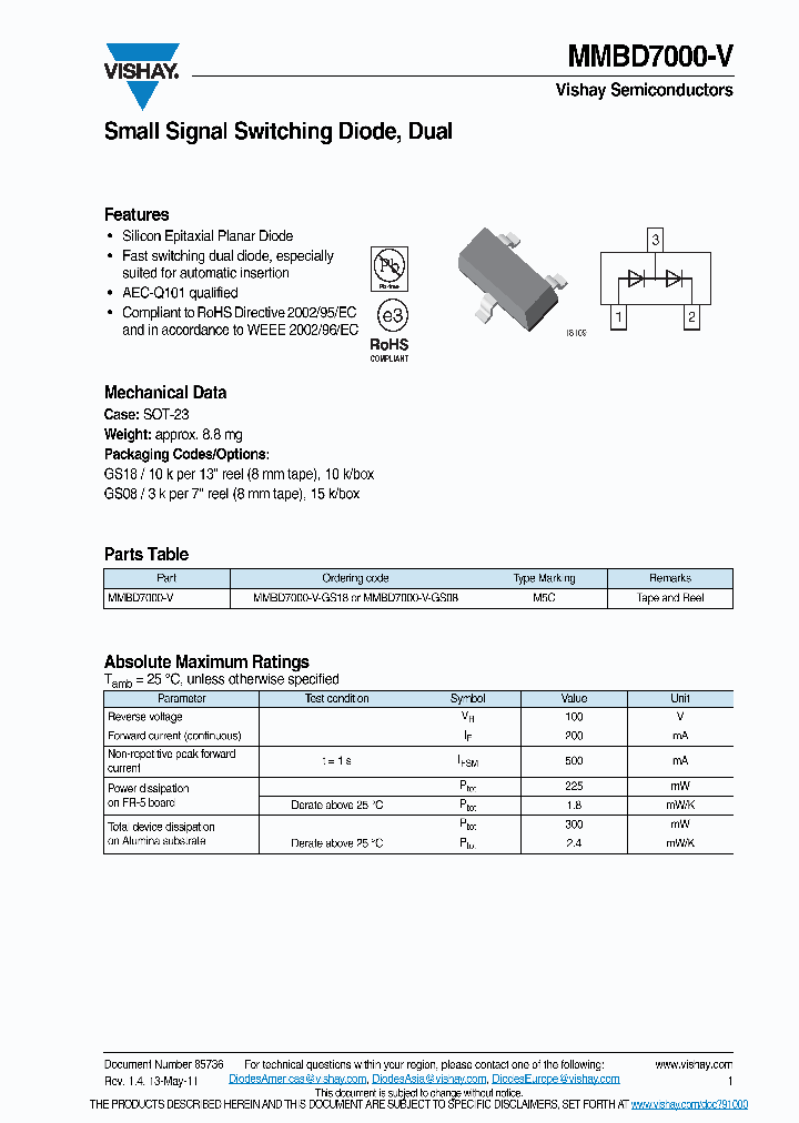 MMBD7000-V12_5678023.PDF Datasheet