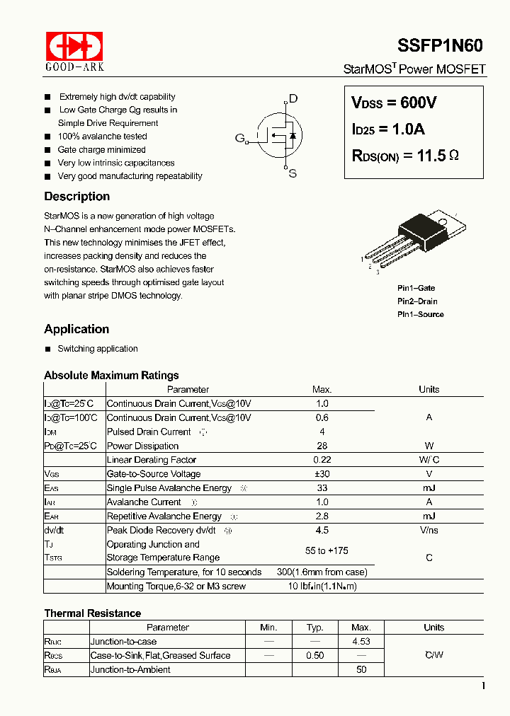 SSFP1N60_5691035.PDF Datasheet