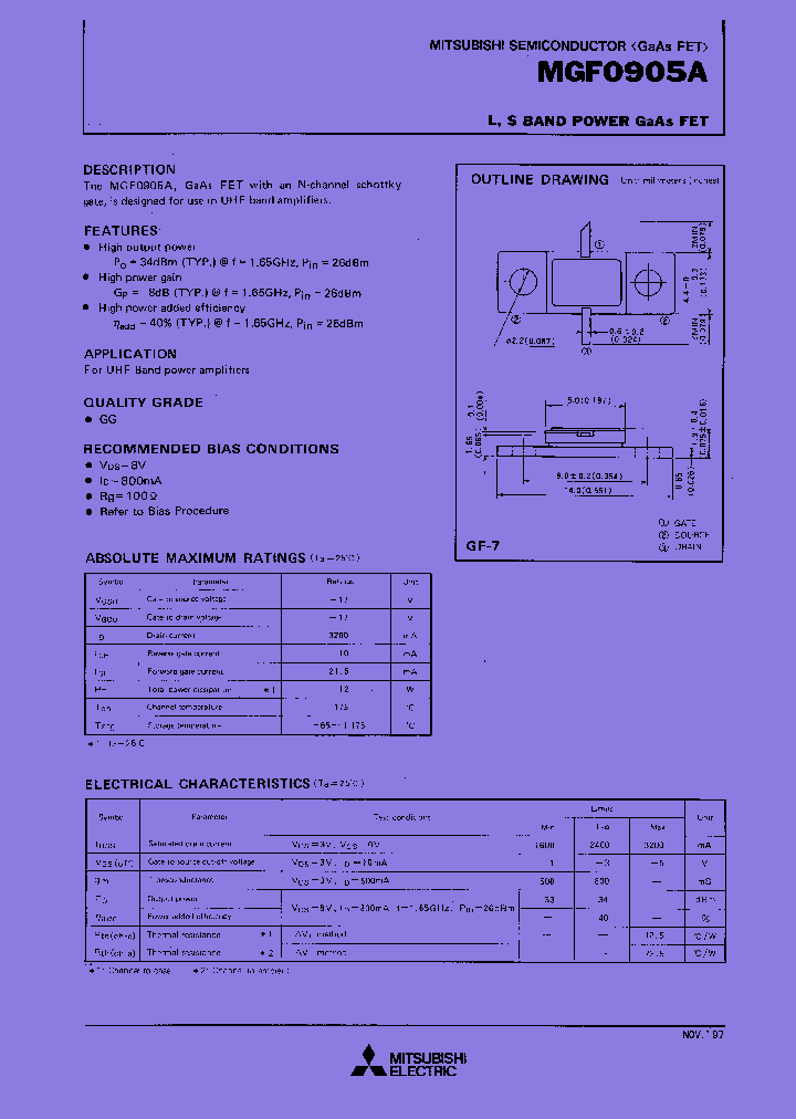 MGF0905A_5717813.PDF Datasheet