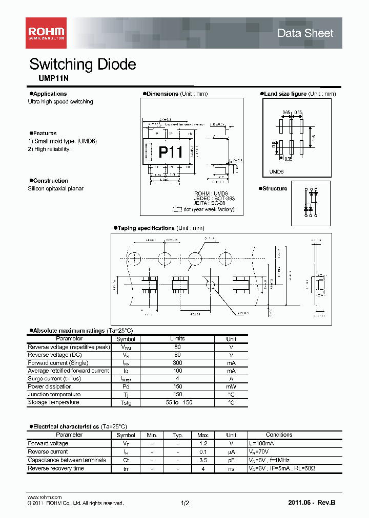 UMP11N11_5724401.PDF Datasheet