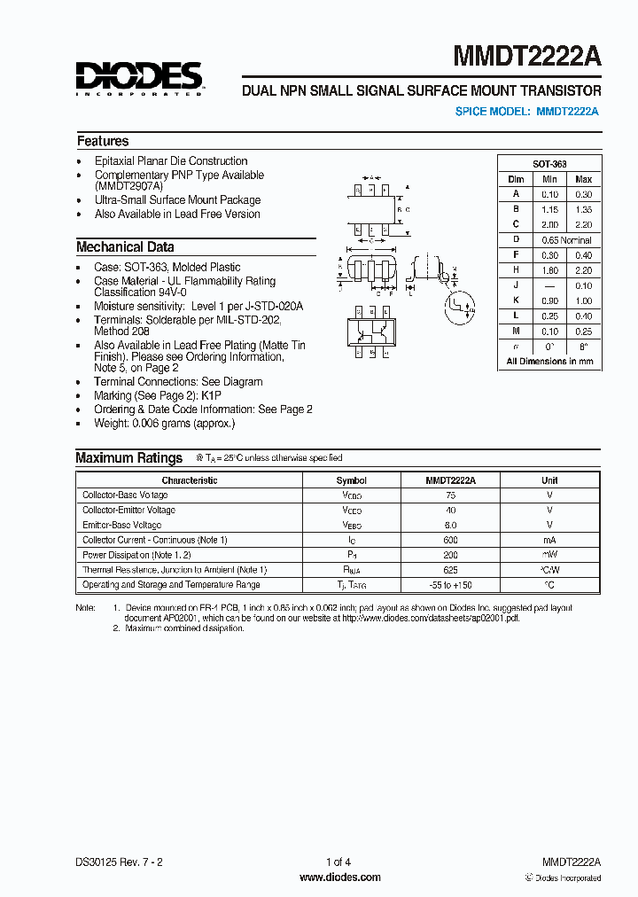 MMDT2222A_5735102.PDF Datasheet