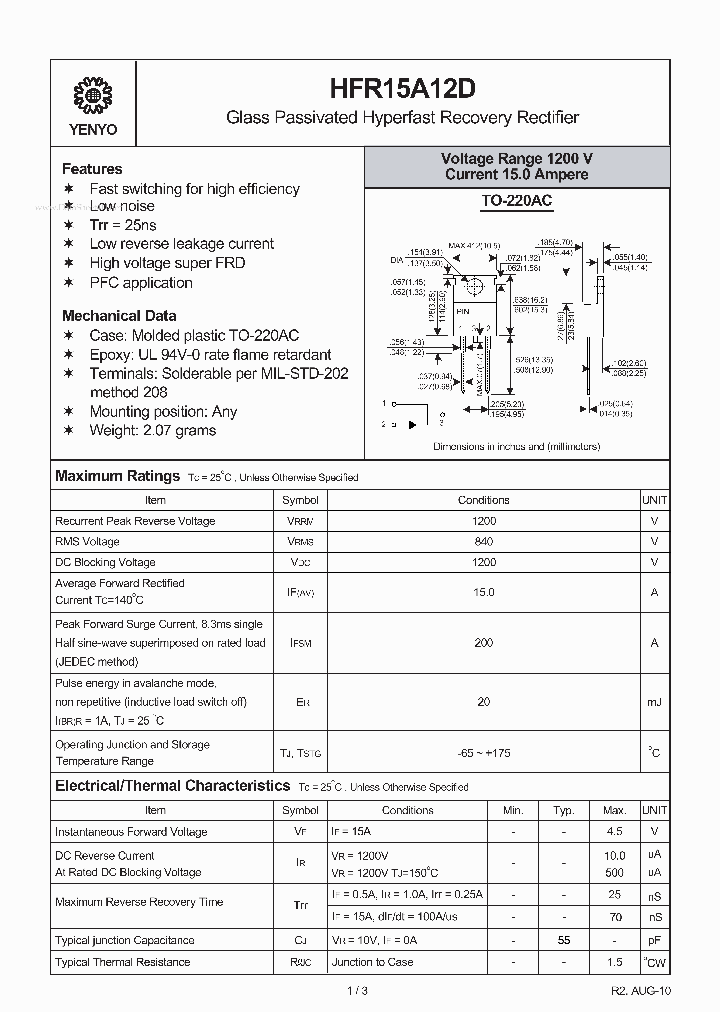 HFR15A12D_5741842.PDF Datasheet