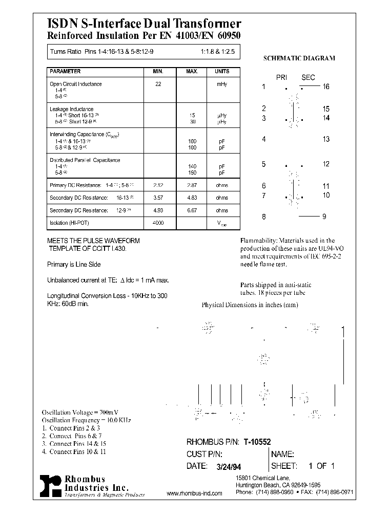 T-10552_5746621.PDF Datasheet
