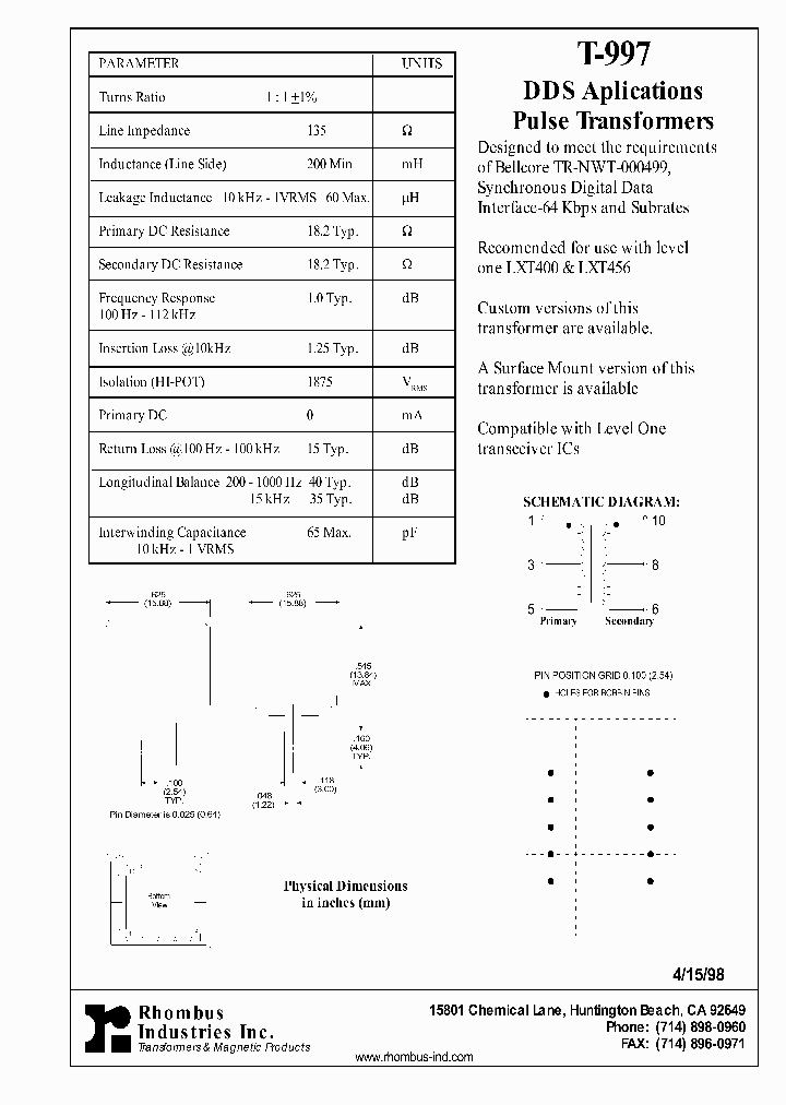 T-997_5751719.PDF Datasheet