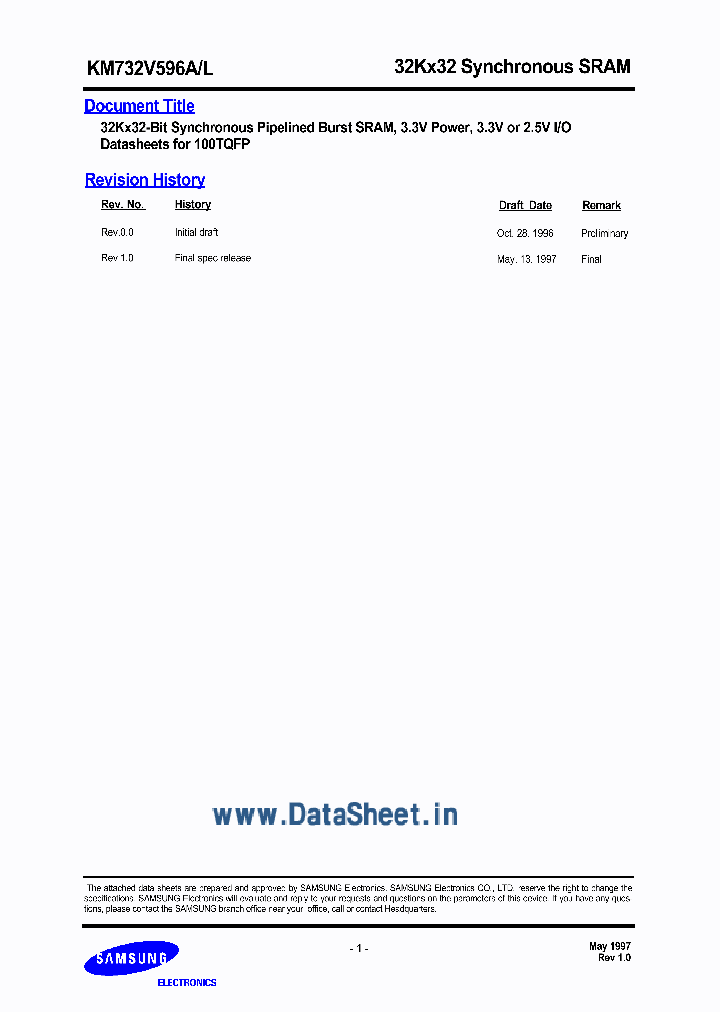 KM732V596A_5770461.PDF Datasheet