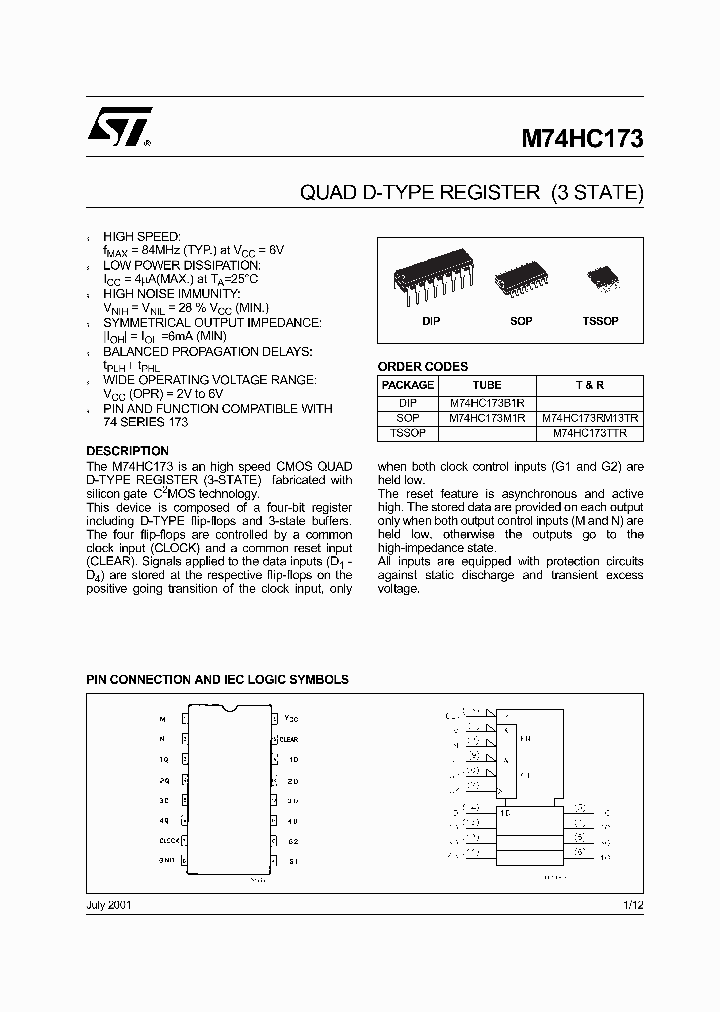 M74HC173RM13TR_5772136.PDF Datasheet