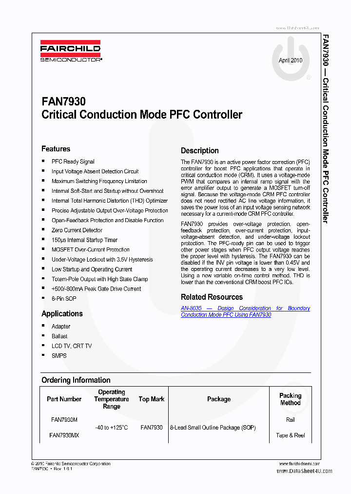 FAN7930_5771419.PDF Datasheet