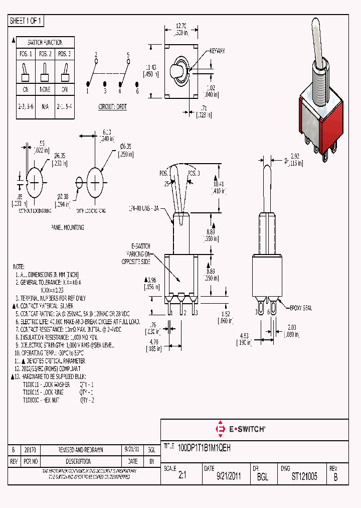 100DP1T1B1M1QEH_5786710.PDF Datasheet