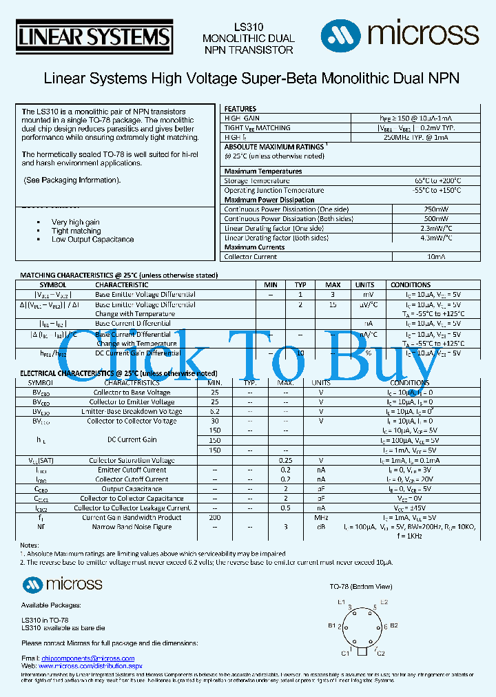 LS310TO-78_5790632.PDF Datasheet