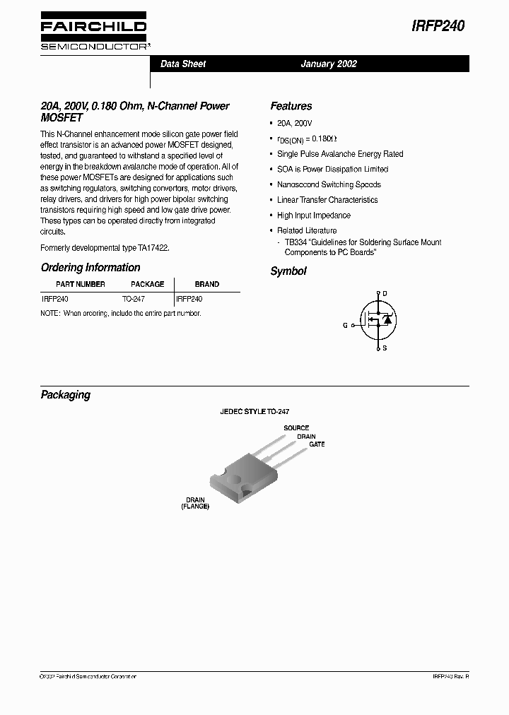 IRFP240_5793320.PDF Datasheet