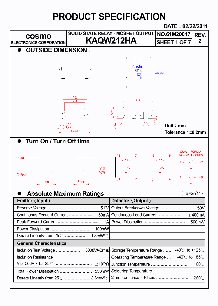 KAQW212HA_5813101.PDF Datasheet