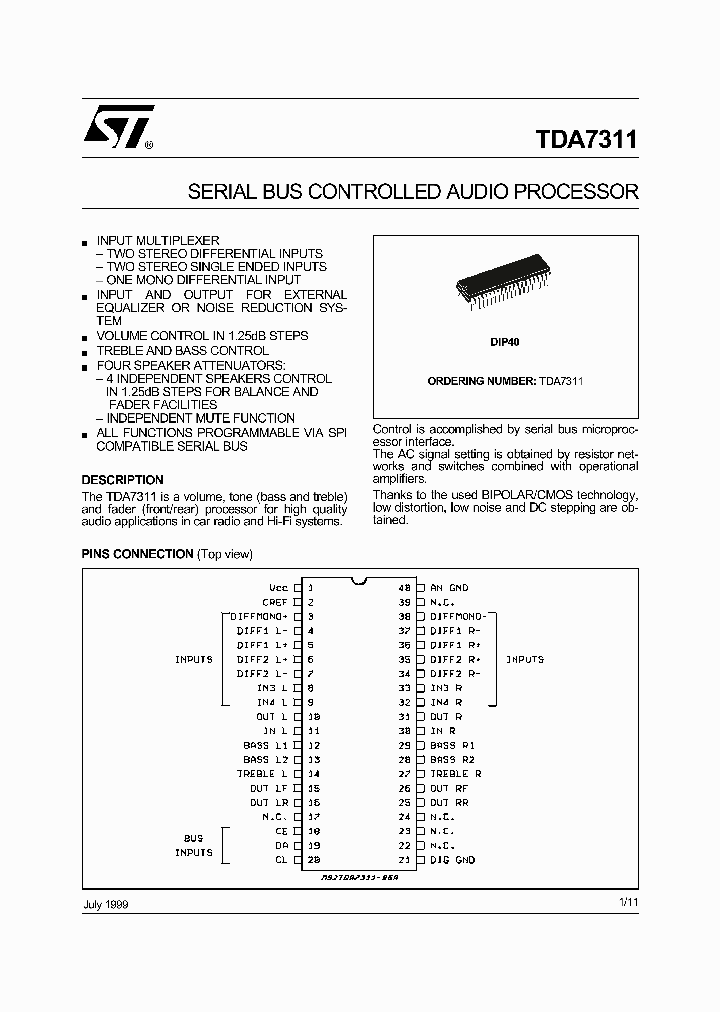 TDA7311_5816007.PDF Datasheet