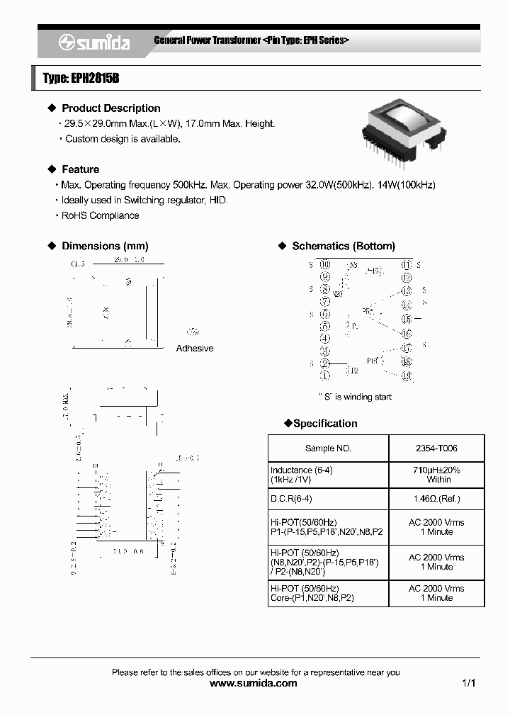 EPH2815B_5822794.PDF Datasheet