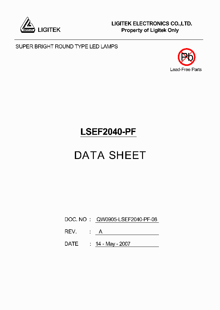 LSEF2040-PF_5827390.PDF Datasheet