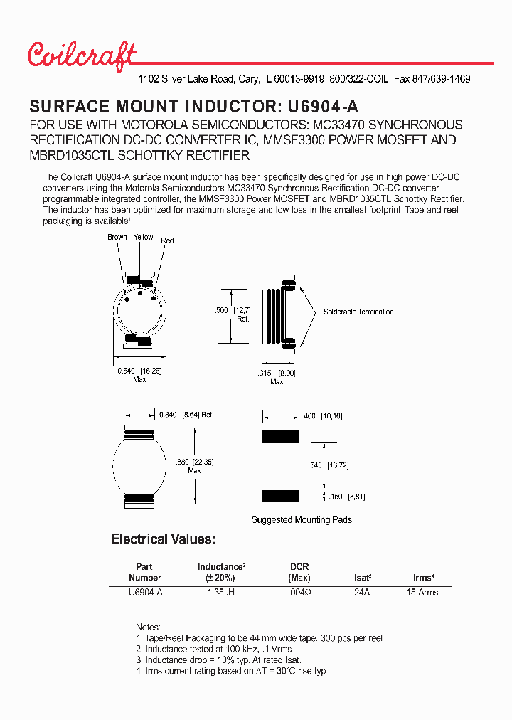 U6904-A_5833563.PDF Datasheet