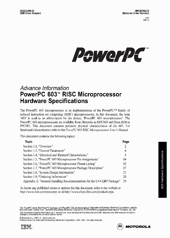 MPC603ECDR3_5867321.PDF Datasheet