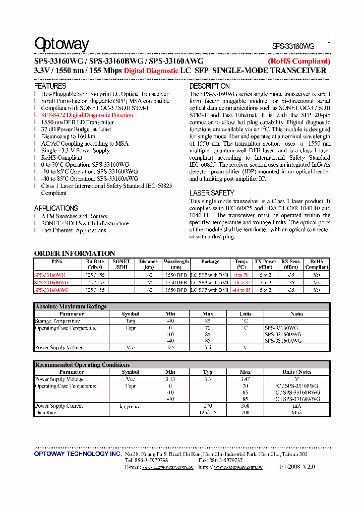 SPS-33160WG08_5875112.PDF Datasheet
