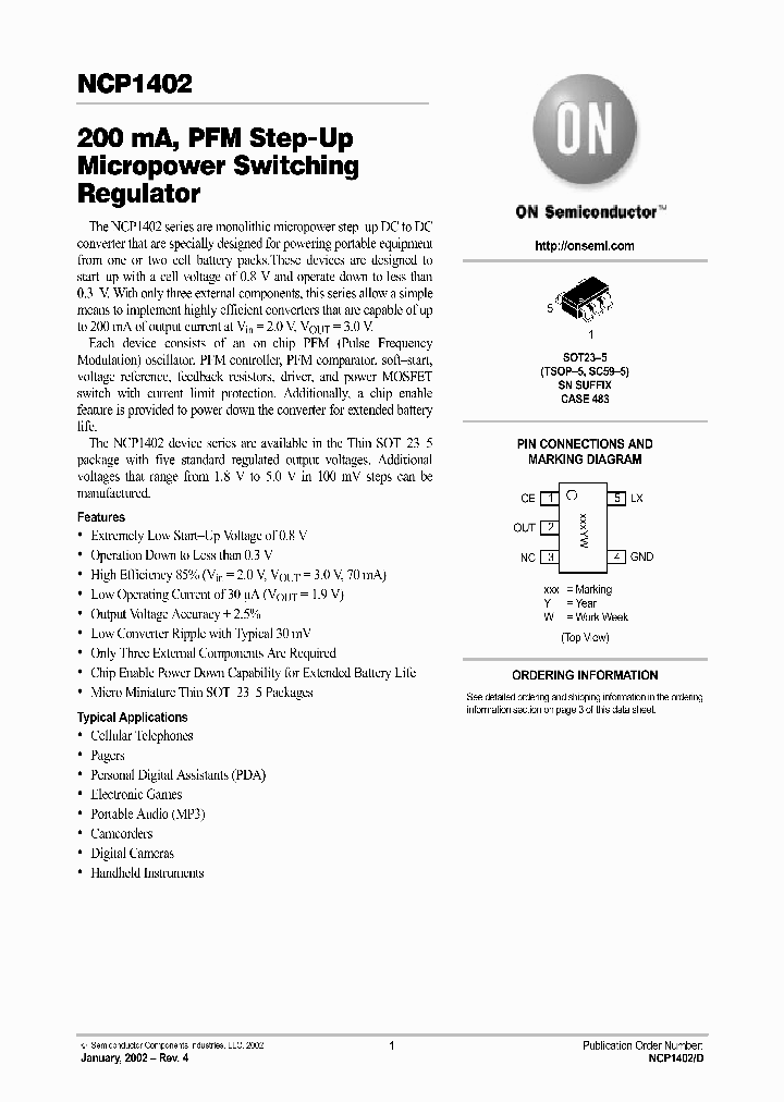 NCP1402-D_5880568.PDF Datasheet